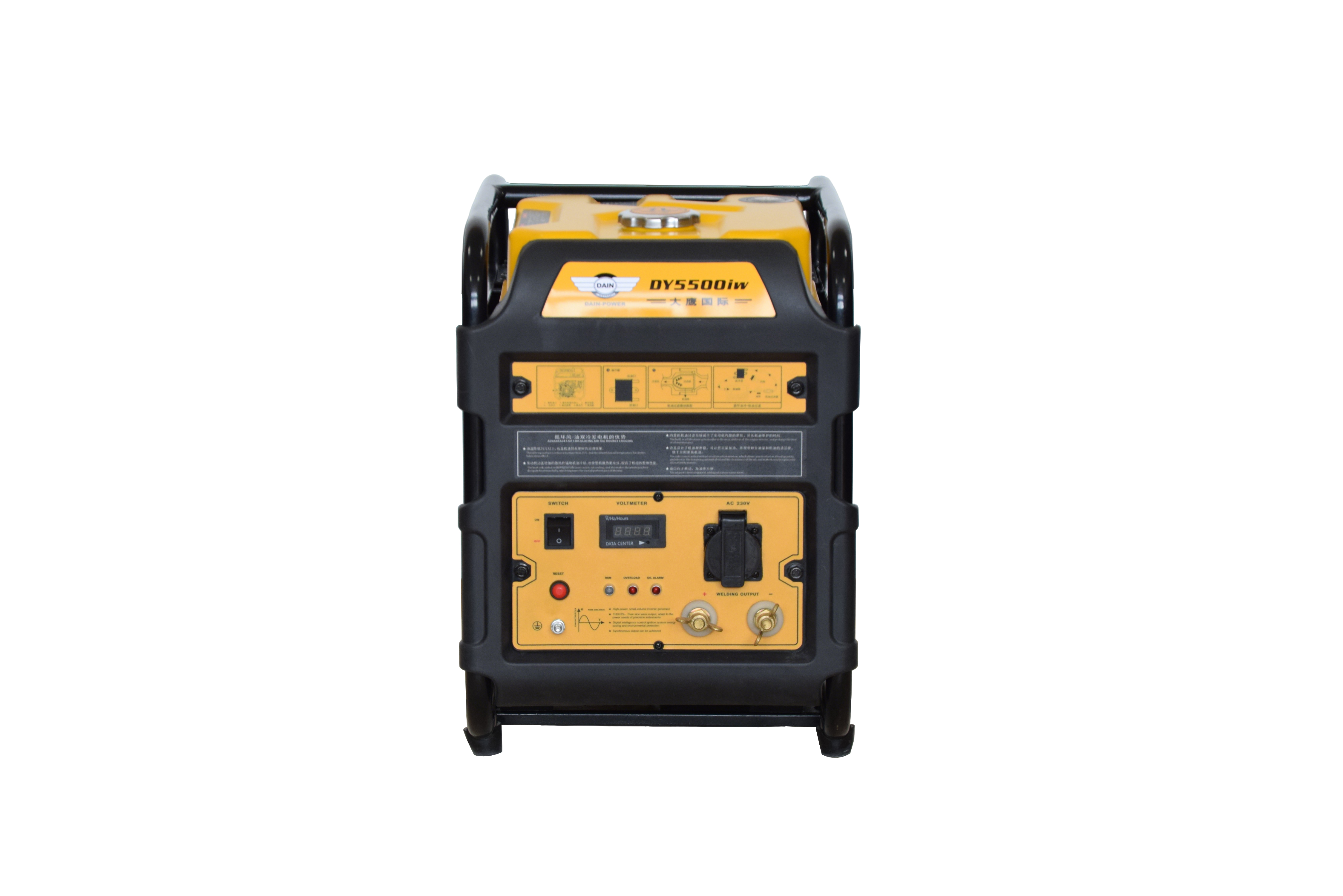 Dain Kb-2 3kw 1kVA 3kVA 5000W 6kw 6500W 8.5kw Welding Small Mini Portable Mobile Electric Manual Gasoline Diesel Inverter Welder Oil Cooling Welder Generator